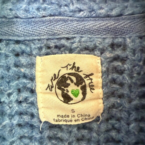 Free People 💋 Jackson Cardigan \\ Size Small // Crop chunky knit shawl collar - Picture 7 of 12